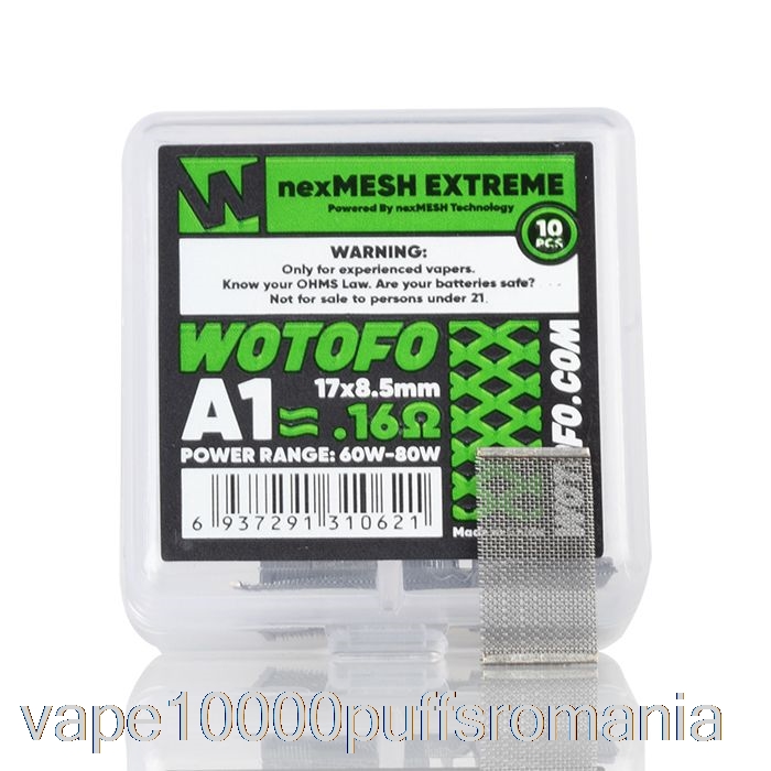 Bobine De înlocuire Vape Romania Wotofo Nexmesh Mesh 0.16ohm Nexmesh Extreme A1